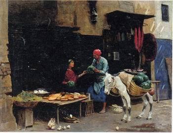 Arab or Arabic people and life. Orientalism oil paintings 407, unknow artist